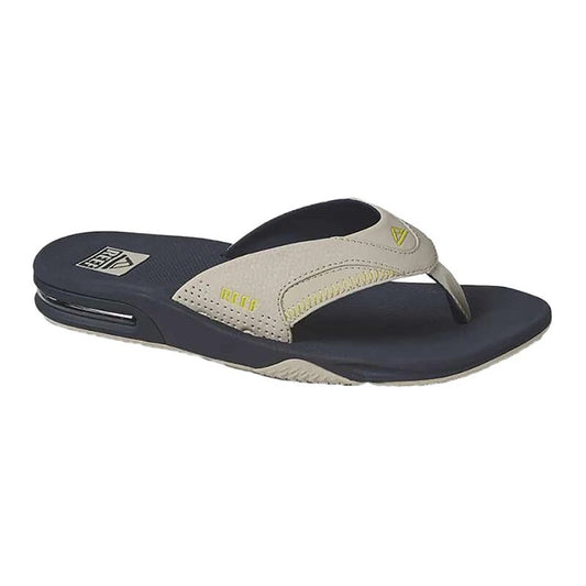 Reef Mens Fanning Flip Flop - Navy/Oak/Lime