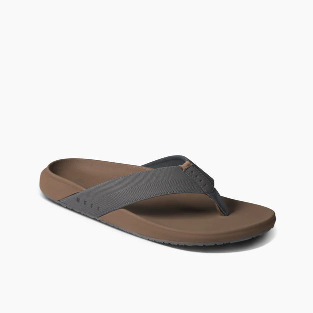 Reef Mens The Raglan Flip Flops - Fossil/Grey