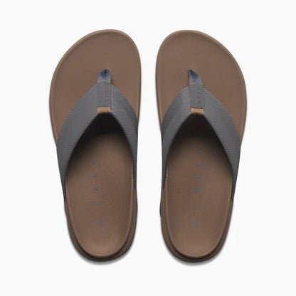 Reef Mens The Raglan Flip Flops - Fossil/Grey