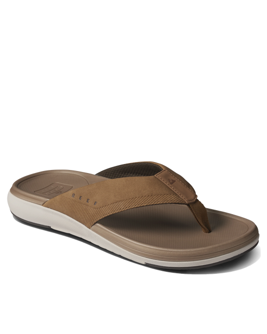 Reef Mens Cushion Norte Flip Flops in Tan